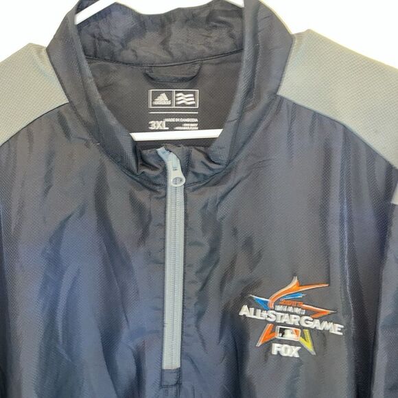 2017 Miami All Star Game Baseball Adidas Batting Jersey Golf Wind Shirt Jacket - Picture 4 of 9